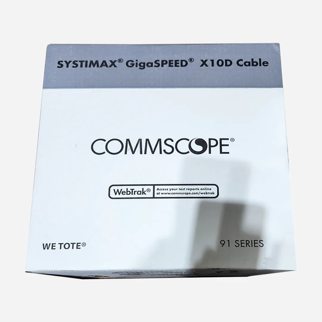 CommScope 2091B Cat6A Plenum X10D Solid Copper Blue Cable